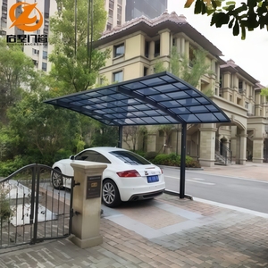 Cochera Plegable Moderna de Aleación de Aluminio Resistente para Exteriores, con Protección UV, Acabado Impermeable con Recubrimiento en Polvo, Techo Personalizable - Product Image 4