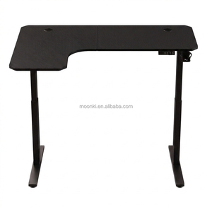L-Shaped Electric Standing <b>Desk</b> Corner Sit Stand Workstation <b>Large</b> Gaming <b>Desk</b> with Dual Monitor Support Right Left Configurable - Product Image 5