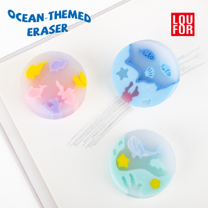 Tẩy hình tròn chủ đề đại dương, chất liệu PVC mềm - Product Image 2