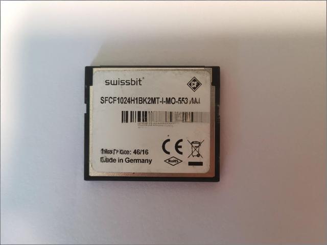 KEBA PLC Swissbit Compact Flash Card 1GB Compact Flash Kemro Kamro K2 (1GB) Kemro Komro Memory Cf 1GB Card