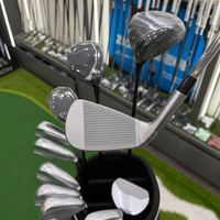 Ensemble complet de clubs de golf pour hommes de qualité supérieure, avec tiges en acier et graphite, pour une utilisation en intérieur et en extérieur, kit de golf longue distance pour golfeur amateur