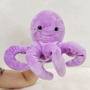 Juguete de Peluche Suave, Marioneta de Mano con Boca Móvil, Fabricante de Marionetas Comunitarias, Animal de Granja del Océano de Peluche, Personaje de Cuentos para Bebés, 25 cm - Product Image 5