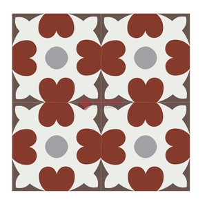 กระเบื้องซีเมนต์ลายวิคตอเรียน ขนาด 200x200 มม. สำหรับตกแต่งผนังและพื้นภายในสไตล์โมเดิร์น ส่งออกจำนวนมากแบบ B2B ทั่วโลก - Product Image 1