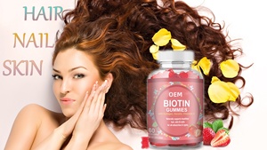 Gomitas de colágeno de biotina vegana OEM <span class=keywords><strong>1000mcg</strong></span> biotina y goma de colágeno - Product Image 4