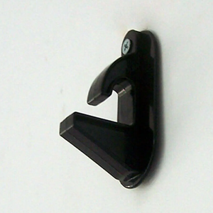 Supporto per gancio montato a <span class=keywords><strong>parete</strong></span> in plastica ABS nero 10 pz Display appeso per mozzo ruota ruota per negozio ricambi Auto - Product Image 6