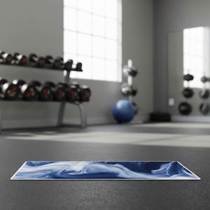 <b>Marble</b> Print Quick Dry Sports Microfiber Polyester Absorbent Mesh Bag Lightweight Breathable Sweat Towel Fitness - Product Image 2