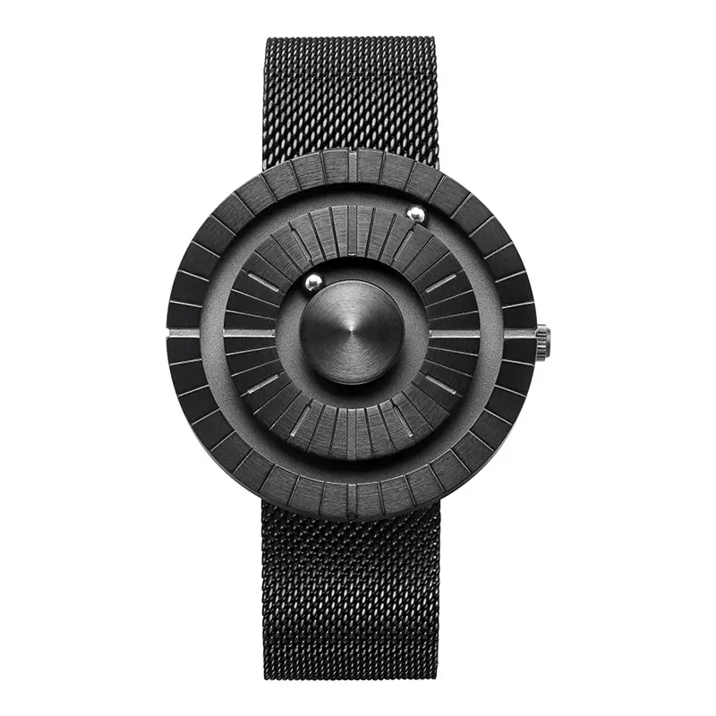2023 Novo EUTOUR E038 chegada Relógios Mens Magnetic Watch Ball Bearing Quartz Relógio De Pulso para Homens com Pulseira De Aço Inoxidável
