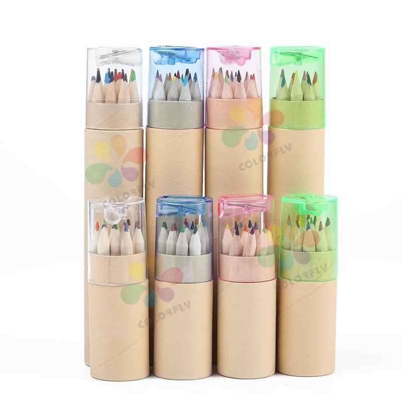 Colored Pencils in Barrel 12 24