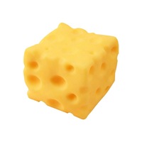 Jouet anti-stress géant en forme de fromage, réaliste, fraise, fruit, légume, Taba Squishy Toys