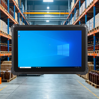 Tablette industrielle Windows IP67 de 10,1 pouces avec Windows 11, stockage 256 Go, caméra IR de vérification 1:1, reconnaissance des mains mouillées, mobile