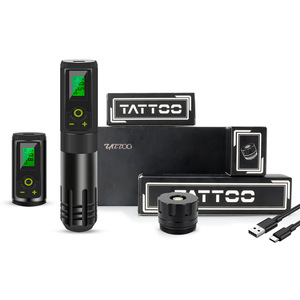 Kit de Máquina de Tatuar Inalámbrica de 2000 mAh, Dispositivo Rotatorio Dorado para Artistas del Tatuaje, para Maquillaje Permanente - Product Image 5