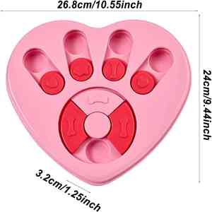 1 Cute Super Love Lernspiel zeug Hundefutter Puzzle IQ-Rich Intelligence Hund Slow Feeder Pet Bowls Feeder für kleine mittelgroße - Product Image 2