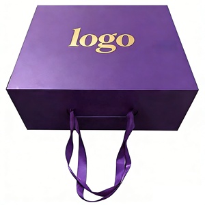 Custom Clothing Shoe Boot Portable Folding Packaging Extra <strong>Large</strong> Foldable Rigid Magnetic Luxury <strong>Gift</strong> <strong>Box</strong> With Handle - Product Image 3