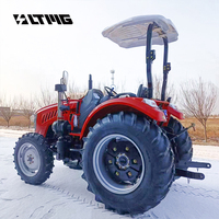 LTMG Tracteur à roues 4WD 60HP 70HP 80HP 90HP Moteur 4 temps agricole avec moteur Euro 5