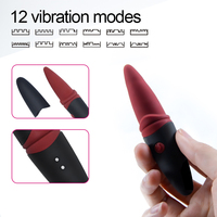 Großhandel 12-Frequenz-Silikonvibrator lecken Zungen design für Nippel-Vaginal-und G-Punkt-Gainer mit 10-Gang-USB-Strom versorgung