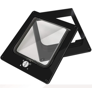 Устойчивая к погодным условиям дверь для кошки, 4 способа блокировки, средняя дверь для внутренней внешней магнитной двери для домашних животных - Product Image 4