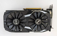 ASUS RX590 8G DUAL GME avec interfaces DP DVI PCI Express Interface de mémoire de condition Mxm utilisée cartes graphiques remises à neuf 256 bits