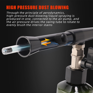 Pistolet de nettoyage de toit de voiture SPTA, pistolet de nettoyage à air comprimé pour nettoyer <span class=keywords><strong>en</strong></span> profondeur les intérieurs et les extérieurs des voitures, <span class=keywords><strong>outil</strong></span> de detailing automobile alimenté à l'air comprimé - Product Image 2