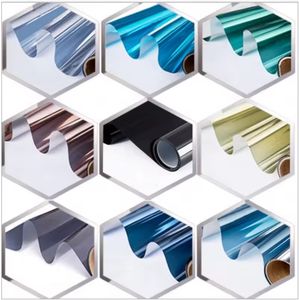 Película de privacidad de ventana unidireccional moderna espejo reflectante diurno cubiertas de ventanas de vidrio <span class=keywords><strong>bloqueador</strong></span> de calor UV para apartamento en casa - Product Image 2