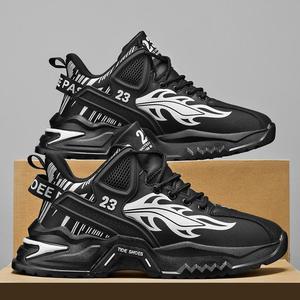 Nuove <span class=keywords><strong>Scarpe</strong></span> Casual da Uomo Autunno-Inverno, Sneakers Sportive con Suola Spessa, <span class=keywords><strong>Scarpe</strong></span> in Pelle per Corsa e Passeggio in Taglie Grandi - Product Image 1