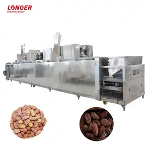 Capacity 100-500Kg/H Iran Pistachio Roaster Melon Seeds Roast Cocoa Nut Roasting Processing Machines Manufacturers In China