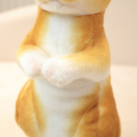 Peluche de lapin réaliste personnalisée, jouet animal en peluche, simulation 3D