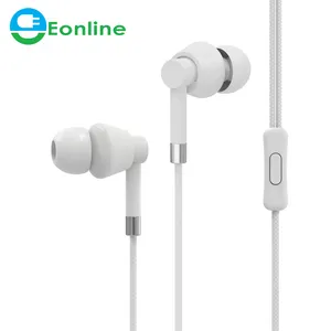 Earphone Eonline 3D 3.5mm Wired Earphone With Wire-controlled In-ear Headphone For Music Sport In Ear Monitor Earbud Headset