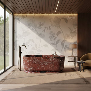 Bañera <span class=keywords><strong>de</strong></span> Mármol Rojo <span class=keywords><strong>Alicante</strong></span> para Diseño Interior <span class=keywords><strong>de</strong></span> Baños, Bañera <span class=keywords><strong>de</strong></span> Piedra Tallada, Bañera <span class=keywords><strong>de</strong></span> Mármol Natural - Product Image 6
