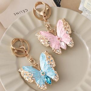 New Glazed butterfly Enamel-plated Oil Drip Brooch Keychain for Dual-purpose Coat Brooch Bag Pendant and <b>Small</b> <b>Gift</b> - Product Image 2