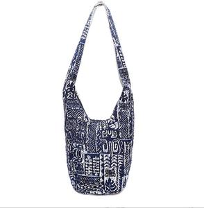 Borsa a Tracolla Etnica in Stile <span class=keywords><strong>Boho</strong></span>, Tote da Spiaggia in Tela di Lino, Borsa a Secchiello Hippie per Viaggi - Product Image 5