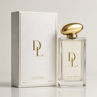 Vente en gros de flacons de parfum en verre vides de 50 ml avec logo personnalisé, fond épais, bouchon en forme de pierre