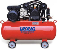 SAYI SY-V2065 100 Liter 3HP Pompa Piston Berpelumas Kompresor Udara Motor Bertenaga AC 110/220/380V Portabel Industri Konstruksi