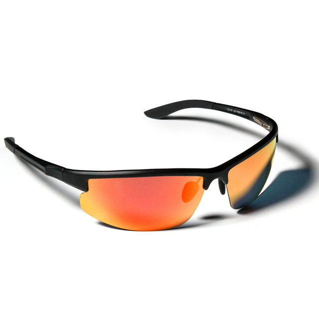 Men's Polarized Sports Sunglasses with UV Protection Aluminum Magnesium Frame for Outdoor Sports Running Cycling Fishing