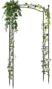 Nouveau style, en gros, arche portable en forme de fleurs, support de toile de fond, décoration de ballons, arche de <span class=keywords><strong>jardin</strong></span> pour plantes grimpantes, villa - Product Image 2