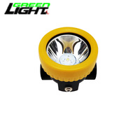 Lampada Frontale Ricaricabile a LED per Minatori, Luce da Cappello per Elmetto da Lavoro