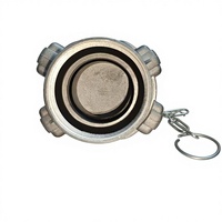 Raccord de tuyau d'incendie en alliage d'aluminium robuste Hong'an 66KY avec filetage femelle Nakajima et bouchon vierge KD pour la protection incendie professionnelle