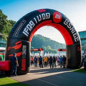 Promosyonlar için Özel Logolu Şişme Kemer Oxford Kumaş Başlangıç Bitiş Hattı Şişme Kemer - Product Image 3