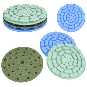 Venta al por mayor libre de BPA flor snuffle <span class=keywords><strong>Mat</strong></span> antideslizante cachorro leckmatte portátil perro snuffle <span class=keywords><strong>mat</strong></span> - Product Image 2