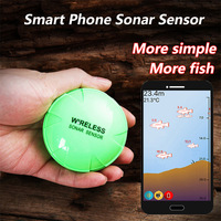 Portée de profondeur de 100m Transducteur Potable Lucky fish finder sonar écho sondeur pour la pêche