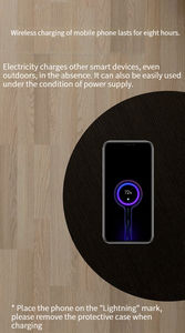 HANYEE – Table basse de <span class=keywords><strong>meuble</strong></span> intelligent multifonction avec haut-parleur bluetooth hi-fi, table d'appoint de chargement sans fil - Product Image 6