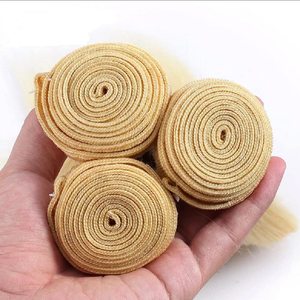 Onda del cuerpo 613 <span class=keywords><strong>pelo</strong></span> <span class=keywords><strong>rubio</strong></span> brasileño virgen cutícula alineados paquetes de <span class=keywords><strong>pelo</strong></span> pelucas humanas de doble dibujado al por mayor - Product Image 3
