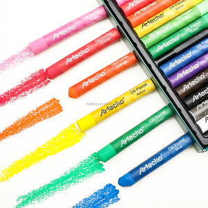 Ensemble de pastels à l'huile Artecho Brilliant 48 couleurs, crayons doux et épais pour les fournitures artistiques - Product Image 3