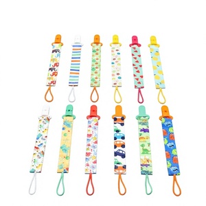 Conjunto de 12 Prendedores de Chupeta com Alça de Poliéster, Suporte de Chupeta para Bebês, Prendedores com Vários Designs para Meninos e Meninas, Corrente para Chupeta - Product Image 3