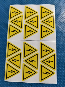 Không thấm nước siêu thị cảnh báo dấu hiệu công nghiệp chuyển Decal Laminate kết thúc trang trí Holographic dính dán nhựa - Product Image 6