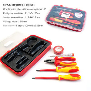 Kit d'outils électriques isolés de qualité industrielle 1000V pour les techniciens professionnels - Product Image 1