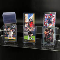 Porte-cartes Toploader en PVC standard 3x4 35PT, pour cartes de sport, personnalisable, pour cartes d'identité de marque de mode pour femmes T35-001-BL