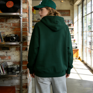 Sweat à capuche épais 500G en coton de haute qualité, coupe oversize, style streetwear, vierge pour impression, fabricant de sweats à capuche personnalisés à faible coût - Product Image 3