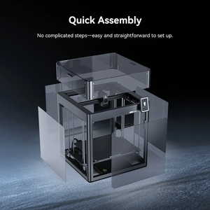 Imprimante 3D Creality Ender 5 avec boîtier et écran tactile, bobine verte incluse, plastique Ender 5 Creality Ender 5 Ma - Product Image 3