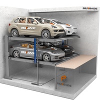 Ascenseur souterrain de double niveau de stationnement de parc extérieur de plancher de la verticale 2
