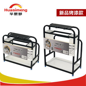 Huasimeng - Juego de 13 piezas de acero inoxidable para cocina, apto para lavavajillas, con soporte para cuchillos, tabla de cortar, soporte para palillos, almacenamiento multifuncional - Product Image 5